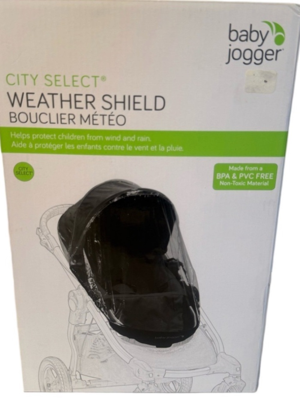 Baby Jogger City Select Weather Rain Shield Cover New